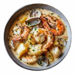 ميكس فواكه بحر جمبري كلماري صدف سرطعون